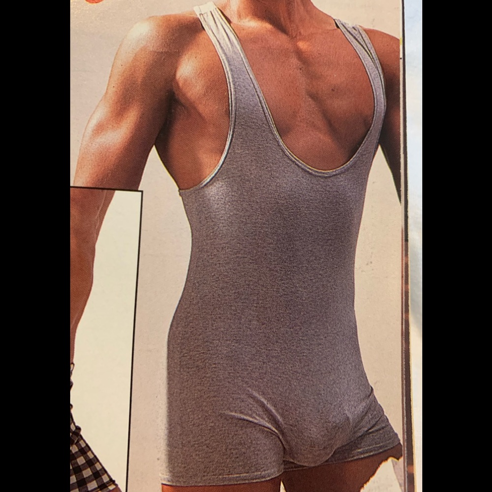 Cotton/Lycra Tank/Short 941 - Gray